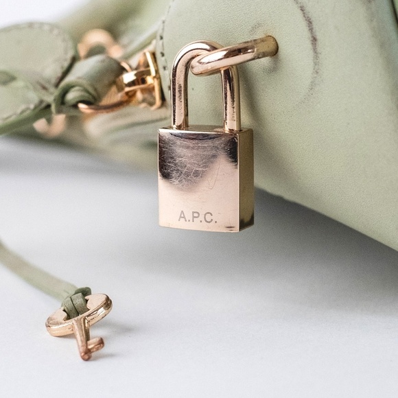A.P.C. Small Emma Logo-Embossed Bag $695 retail - Picture 13 of 14